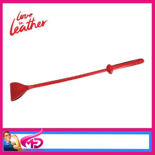 B-CR001 Berlin Baby | Rose Twisted Vegan Leather Crop 53cm Red