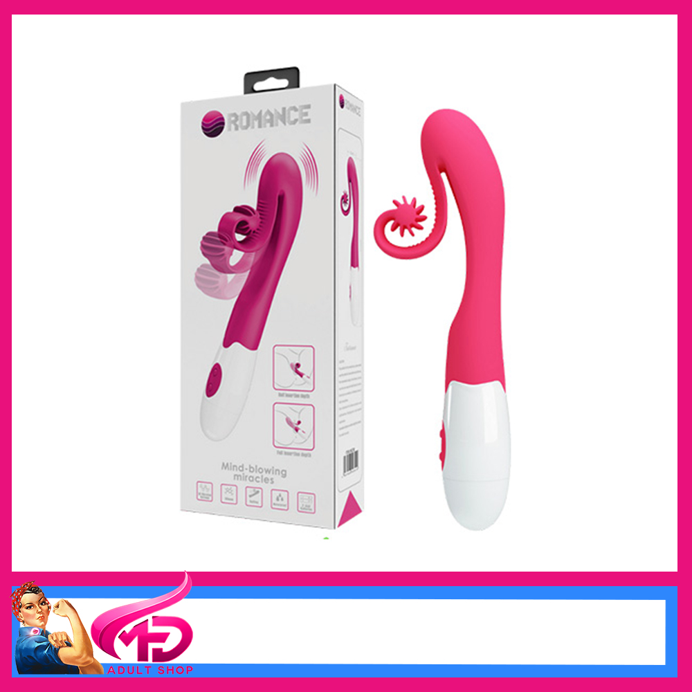 Romance | Mind Blowing Miracles 8" Tatianna Rolling G-Spot Vibrator (Pink)
