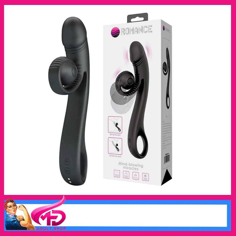 Romance | Mind Blowing Miracles Beau 2 Motor 23cm Vibrator Rabbit usb black