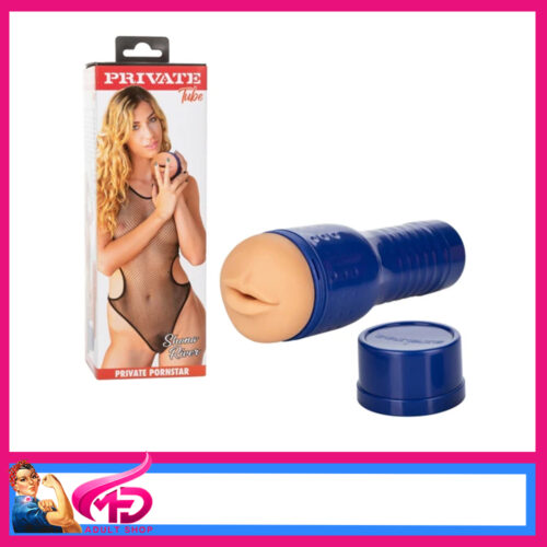 Private Tube Shona River Pussy Masturbator 26cm Blue Hard Case Tight Tunnel