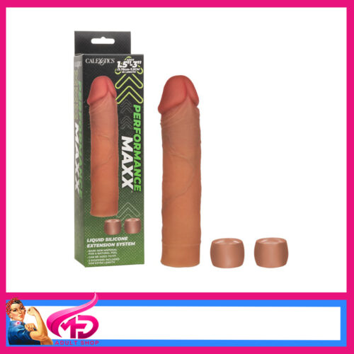 Performance Maxx 8" Liquid Silicone Penis Extension System - Brown