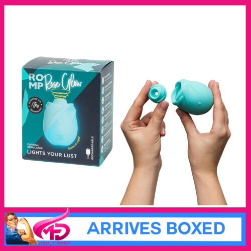 Romp | Air Wave Suction 10 Level Rose Glows In Dark Usb Magnetic Blue