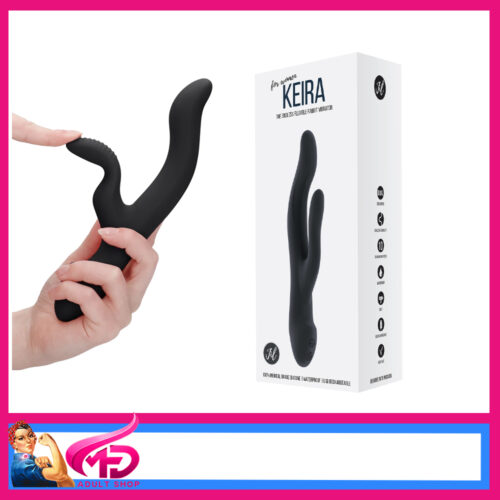 Shots Jil Keira Rabbit Vibrator 10 Speeds 21.3cm Flexi Powerful USB