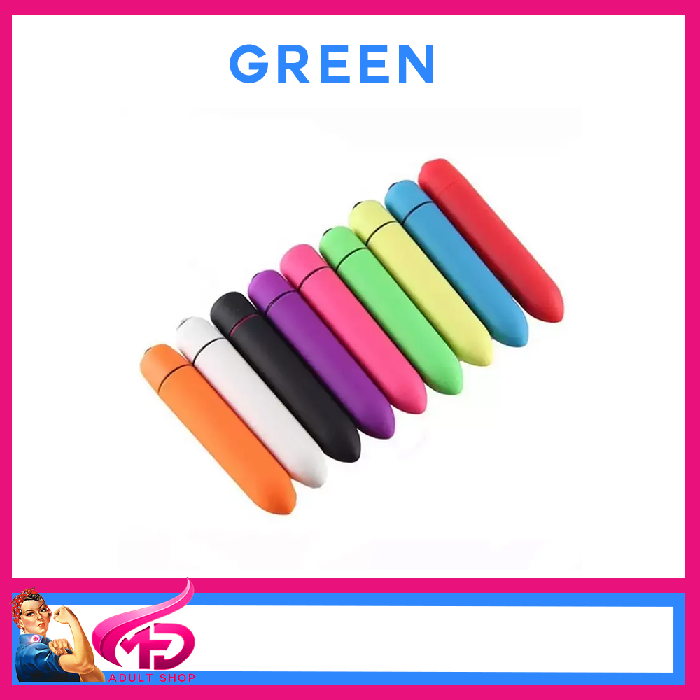 X-Cite | Vibrator Clitoris Hard Bullet 9.3cm 10 Speeds Battery Green