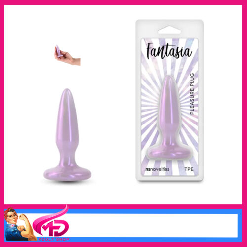 Temptasia | Shimmer Jelly Feel Tpe Anal Plug Extra Small 8.4cm Mini Purple