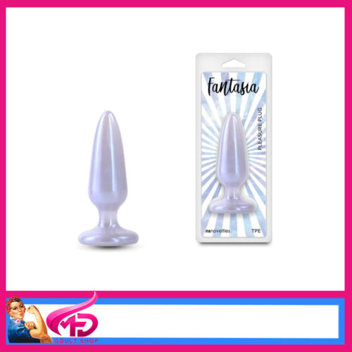 sextoy Temptasia | Shimmer Jelly Feel Tpe Anal Plug Small 10.3cm Blue
