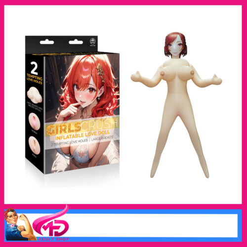 NMC | Girls Crush 5’1/154cm 2 Hole Inflatable Anime Love Doll Standing Pose (Light Flesh)