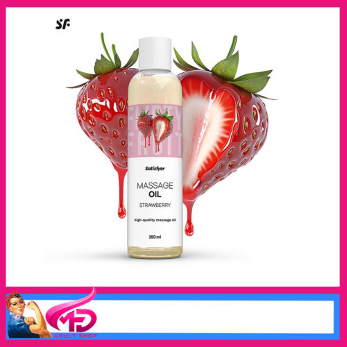 Satisfyer | Massage Oil All Over Body Scented Disc Lid 250ml Strawberry