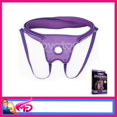 Lovetoy Ingen | 24-26" Waist Harness Polyester Hook Look Straps Purple