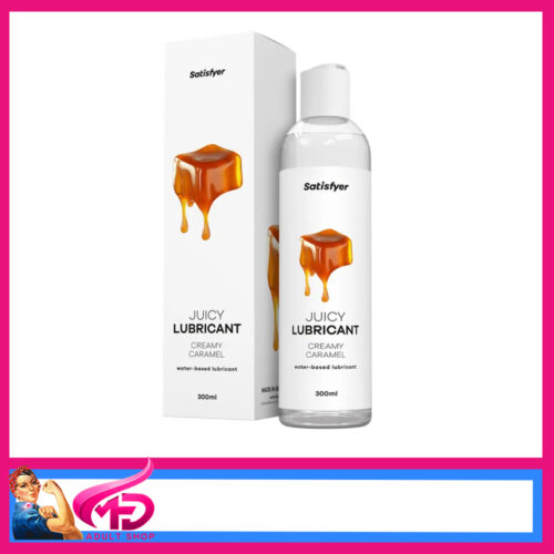 Satisfyer | Juicy Lubricant Thick Gel Water Based 300ml Disc Lid Creamy Caramel