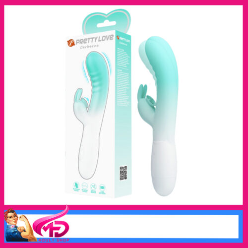Pretty Love | Cerberus 30 Speeds Petite Battery Rabbit Vibrator Teal Green