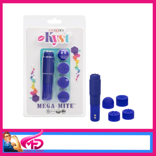 Calexotics | Kyst 5 Piece Mini Vibrator Usb Set 10 Speeds Travel Kit Blue