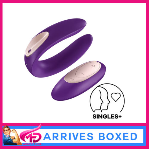 Satisfyer | Partner Plus Remote U Shaped Couple Vibrator 2 Motors Purple