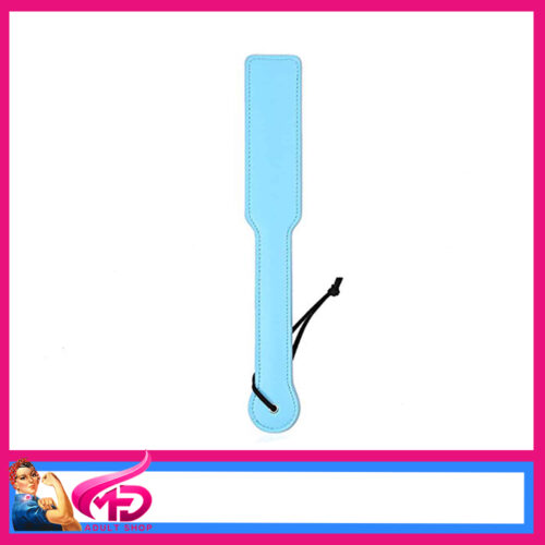 B-PAD22 Berlin Baby Paddle Blue 34cm Steel Core Within Faux Leather