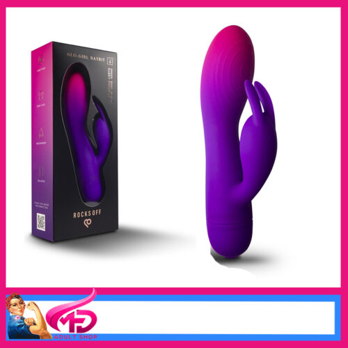Glo Girl Rabbit | 2 Motors 10 Speeds 18cm Usb Waterproof Rabbit Vibrator
