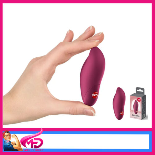 Fun Factory | Charme Curved Tip Clitoris 12 Speed Vibrator Usb-C Red Wine