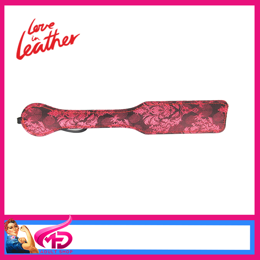 B-PAD20 Berlin Baby Red Jacquard Double Sided 32cm Paddle Steel Core