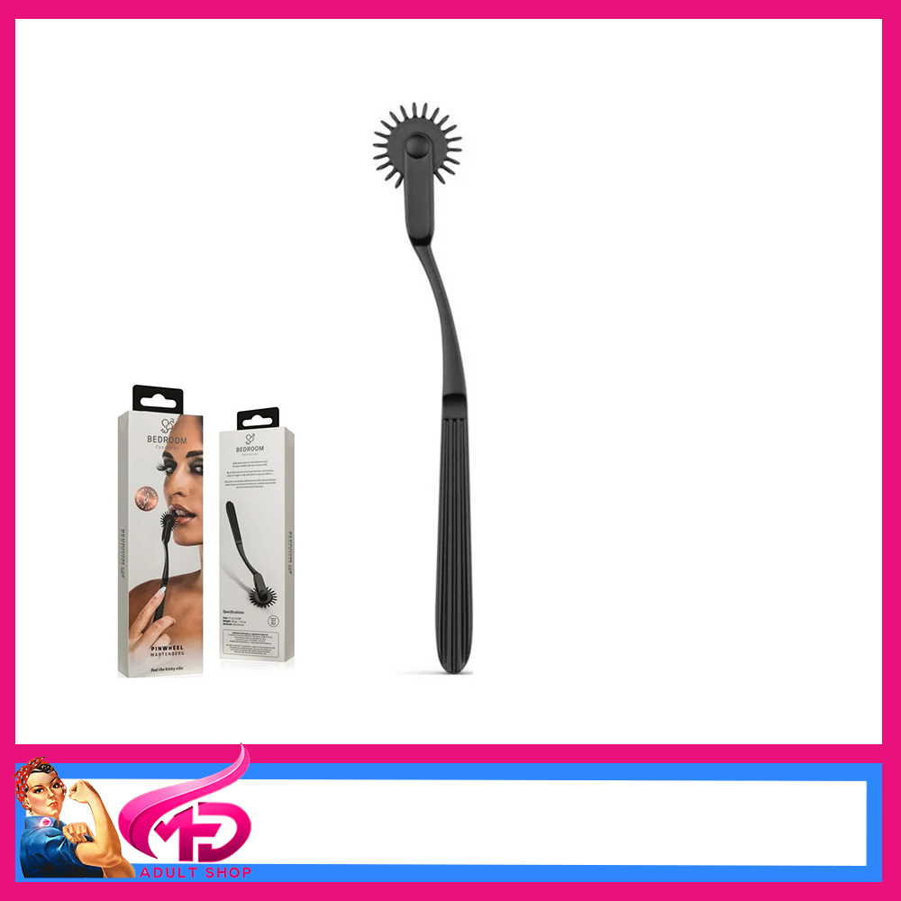 Bedroom Fantasies | Wartenberg Wheel 17cm 50g Aluminium Pinwheel Black
