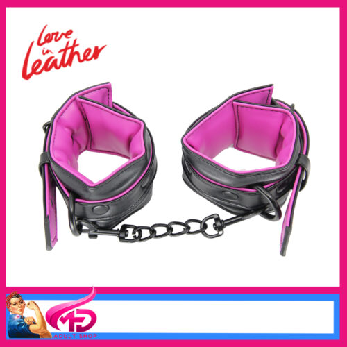 B-HAN23 Berlin Baby Padded Pu Leather Hand Cuffs Restraints 40cm