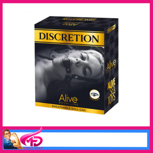 Alive | Ball Mouth Gag Restraint With Holes Pu Leather Black