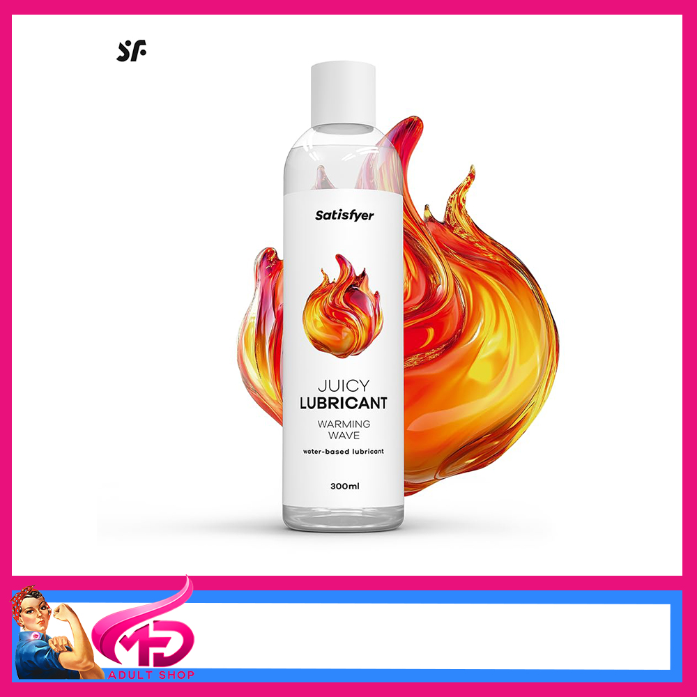 Satisfyer | Juicy Lubricant Thick Water Based Gel 300ml Disc Lid Warming Wave