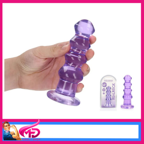 REALROCK 14 cm Curvy Anal Plug - Purple Stock Code: REA158PUR